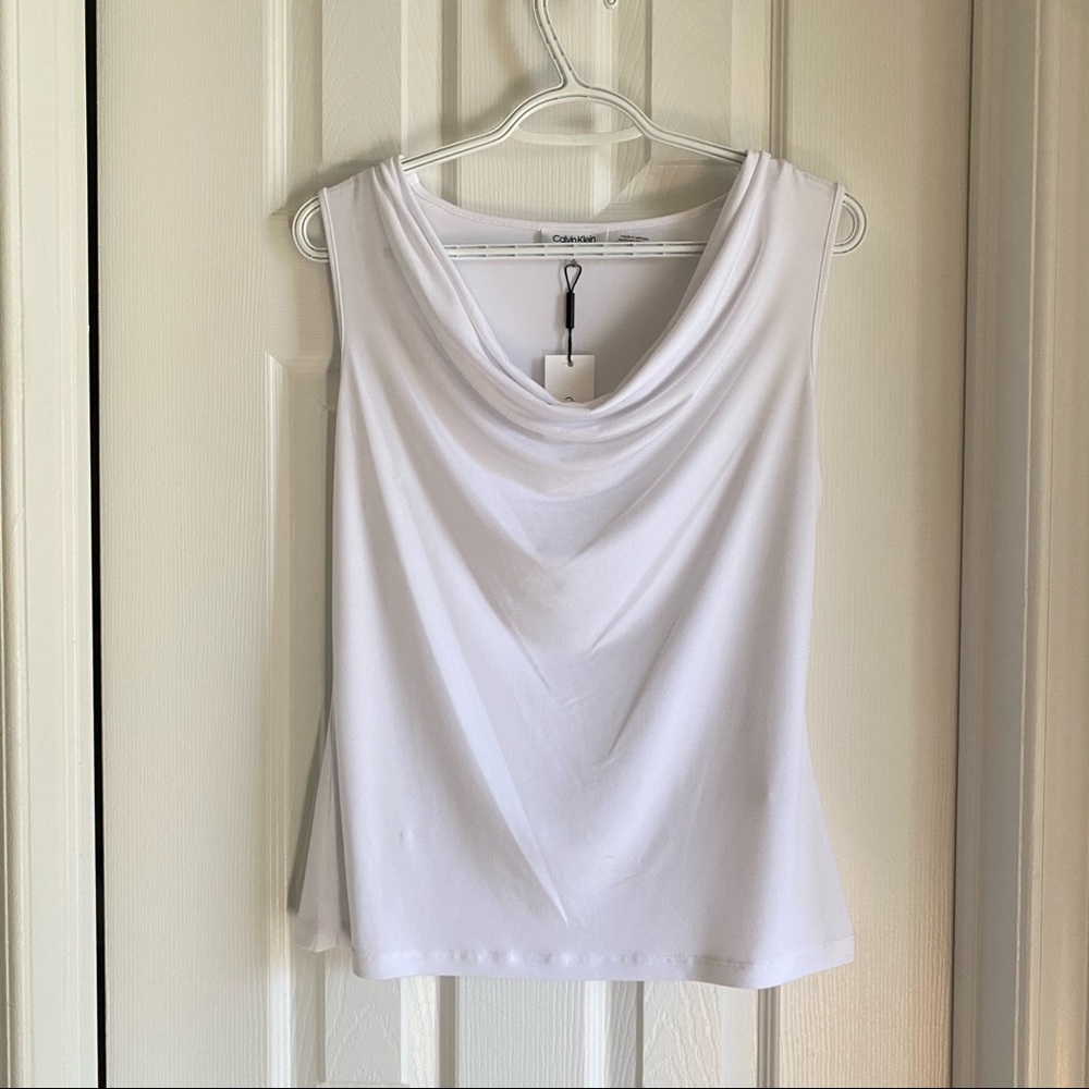 NWT - Calvin Klein - Cowl Neck Top